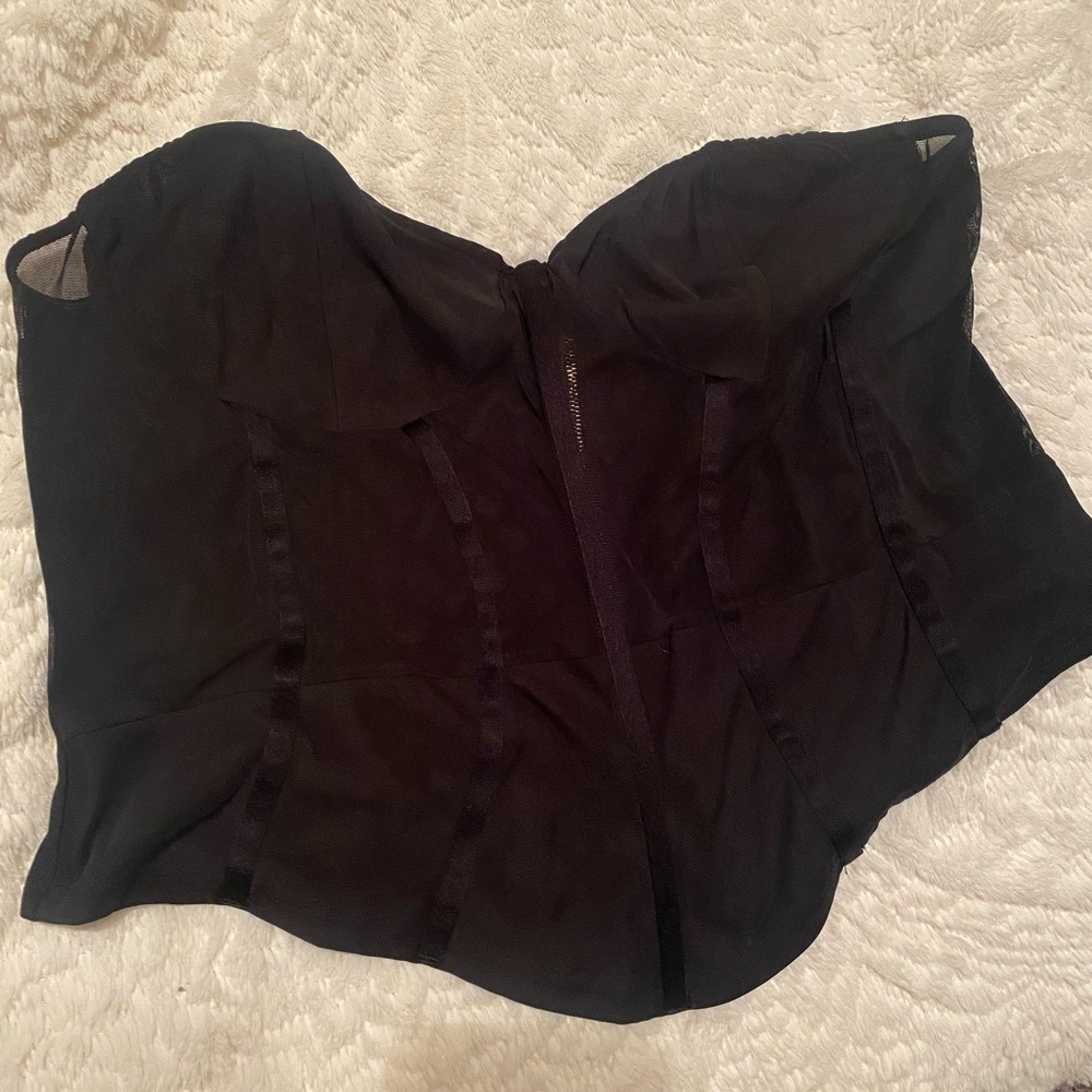 Mesh Black Corset - Picture 4 of 4